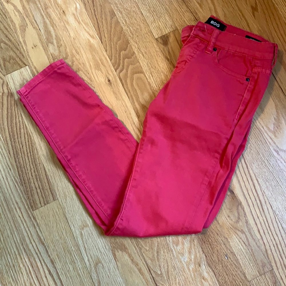 Red/ Pink Colored Pants